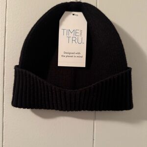 Time and Tru Eco-Friendly Black Beanie